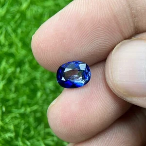 1.62 Cts | natural loose|Sapphire | BLUE | Oval Shape | Stepcut - Srilanka - Picture 1 of 5