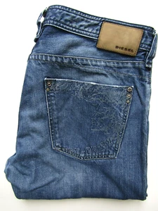 Diesel Timmen Herren Jeans Regular Straight W34 L30 Mid Blue Denim LEVE082 - Bild 1 von 8