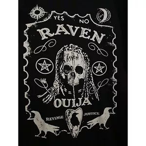 Official XL T-shirt signed RAVEN Revenge Justice Ouija Championship WRESTLER WWF - Picture 1 of 9