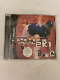 World Series Baseball 2K1 (Sega Dreamcast Video Game, 2000) COMPLETE !! 