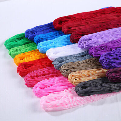 Thick Silk Satin Cord Bead Threads Rope Bracelet Necklace Making Jewelry Findngs • 1.48€