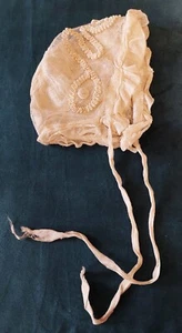 Gorro Cabeza de Niño Tul Bordado Soutache Silk - Imagen 1 de 5