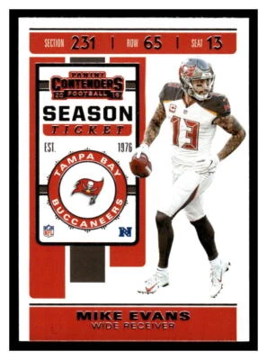 2019 Panini Contenders  #82 Mike Evans - Tampa Bay Buccaneers - Image 1 of 2