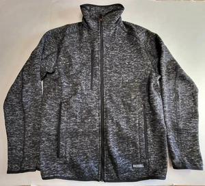 Diamond Double Diamond Fleece Lined Softshell Jacket Unisex Large Gray Grey - Picture 1 of 10