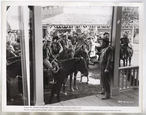 Original 8" x 10" B&W Still JOHN DEREK BRODERICK CRAWFORD The Last Posse (1953) - Picture 1 of 2