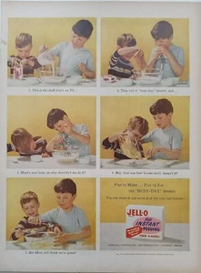 1955 vintage Jello print ad. Post World War II.  - Picture 1 of 1
