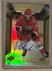ANDREI SVECHNIKOV TRILOGY GOLD AUTO 2023-24 TRILOGY HURRICANES - Picture 1 of 2