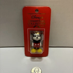 VTG Disney Bone China Porcelain Mickey Mouse 2" Mini Figurine Taiwan - Picture 1 of 6
