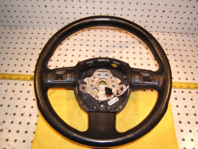 Audi 2006 A4 2.0T Quattro передняя панель черный рулевое управление OEM 1 колесо с боковым переключателем - Изображение 1 из 4