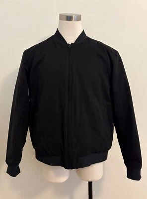 Chaqueta de bombardero aislante Lululemon negra (talla: 2XL) - ¡excelente estado! Foto 1 de 4