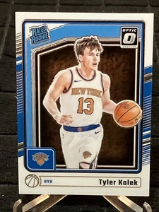 Tyler Kolek RC 2024-25 Donruss Optic #257 RATED ROOKIE - New York Knicks - Picture 1 of 2