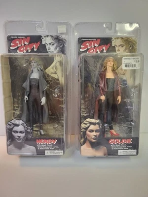 Figuras NECA Sin City Wendy y Goldie nuevas 2005 NUEVO Foto 1 de 4