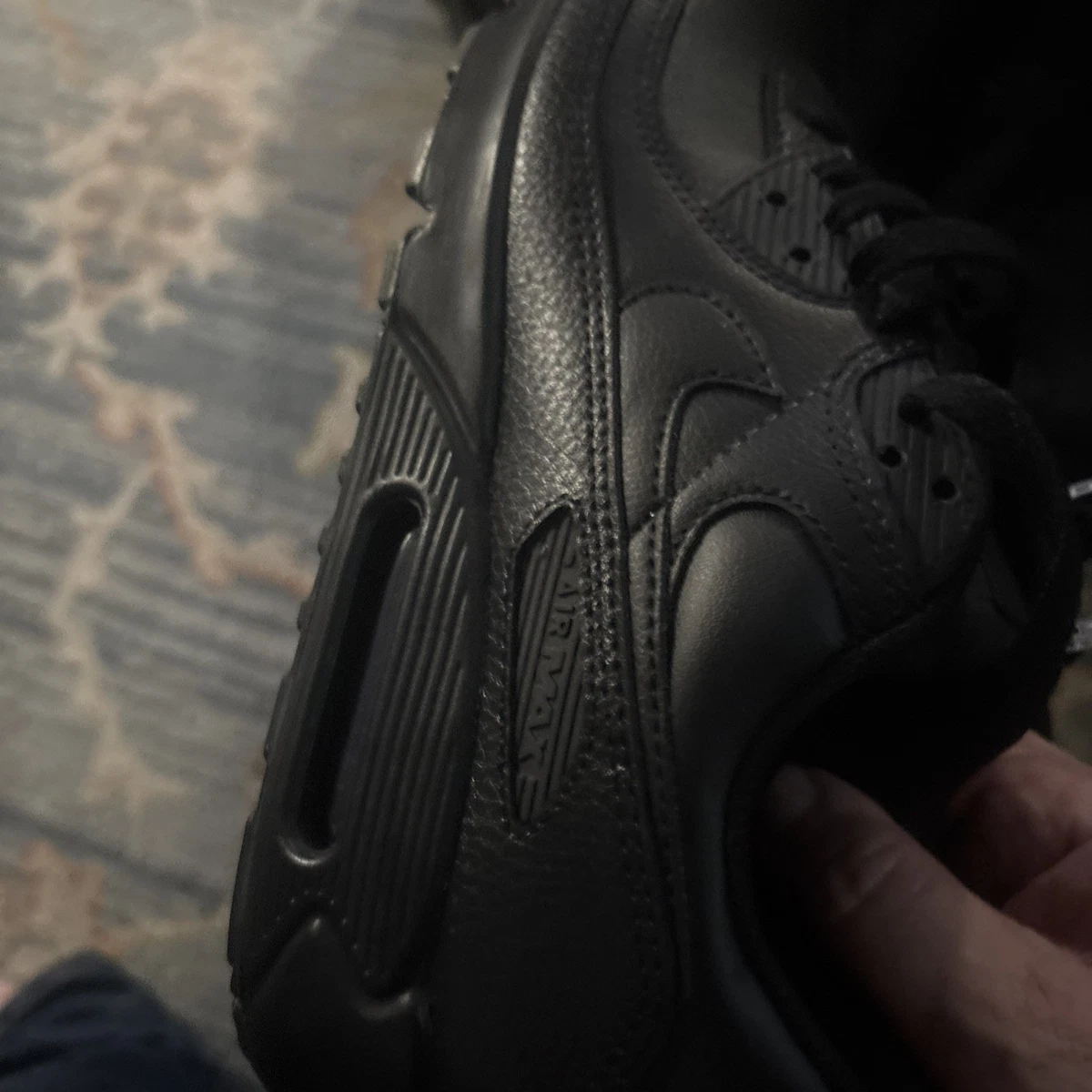 Preços baixos em Nike Air Max 90 Leather Black | eBay