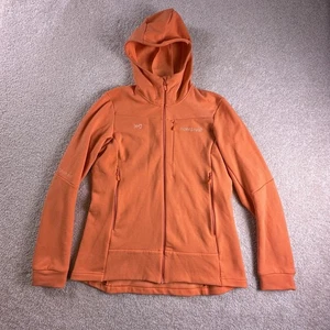 Sudadera con Capucha Norrona Para Mujer L Naranja Alerta Falketind Warmwool2 Elástica Cremallera Poliéster/Lana - Imagen 1 de 11