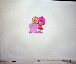 Strawberry Shortcake & the Baby Without a Name 1984 Hand-Painted Production Cel - Picture 1 of 2