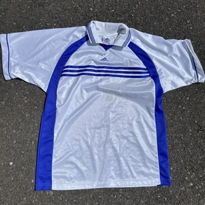 Vintage 80s Adidas Soccer Jersey Long Sleeve Made In USA Goalkeeper XL MINT! - Picture 1 of 7
