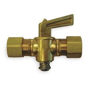 Hansen Ground Plug Valve,5/16 In,30 PSI,Brass A6774 Hansen A6774 - Picture 1 of 1