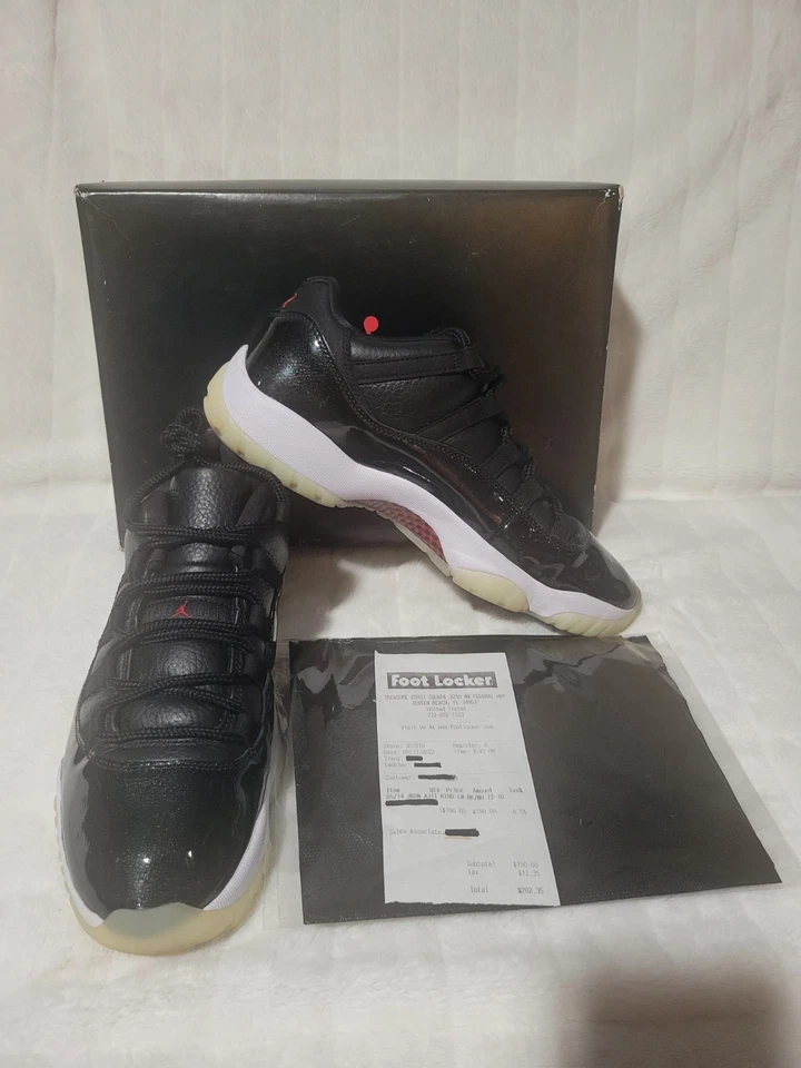Nike Air Jordan 11 Retro Bajo 72-10 Talla 11 Para hombres AV2187 001 Usado  Foto 1 de 4