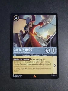 Captain Hook - Captain of the Jolly Roger 190/204 Rare Lorcana Fabled - Picture 1 of 2