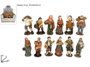 PASTORI 15 CM  12 ASS MOD A COL CHIARI 54835A-15 S/12 IN DISPLAY ART.MA002261 - Foto 1 di 1