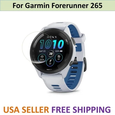 2pcs Screen Protector TPU Clear Film Cover for Garmin Forerunner 265 Smartwatch - Image 1 of 4