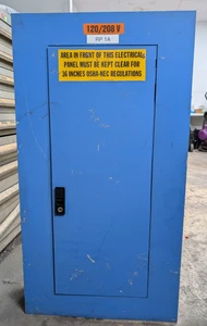 🤪 GE GENERAL ELECTRIC 225AMAIN BREAKER PANELBOARD 208Y/120 VAC 3Ø 4W AQF3242AB - Bild 1 von 13