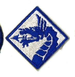 XVIII Airborne Corps White Back Patch WWII Vintage Market Garden Bulge Europe - Picture 1 of 2