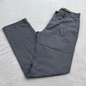 Gap Khakis klassische gerade Passform graue Herrenhose Größe 33 x 34 - Bild 1 von 5