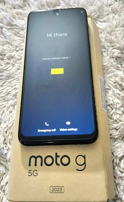 New Metro T-Mobile Motorola Moto G 5G 6.5'' 4GB RAM/64GB Can PrePay or Contrat . - Image 1 of 4