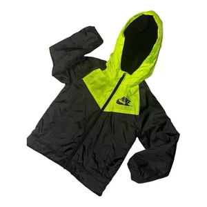 🔥 Nike Unisex Youth Zip Up Hooded Windbreaker Jacket W/ Fleece Lining Sz 4T 🔥 - Picture 1 of 5