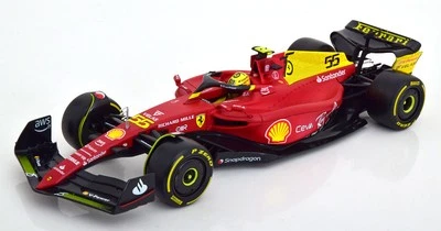 1:18 Bburago Ferrari F1-75 GP Monza Italia Sainz 2022