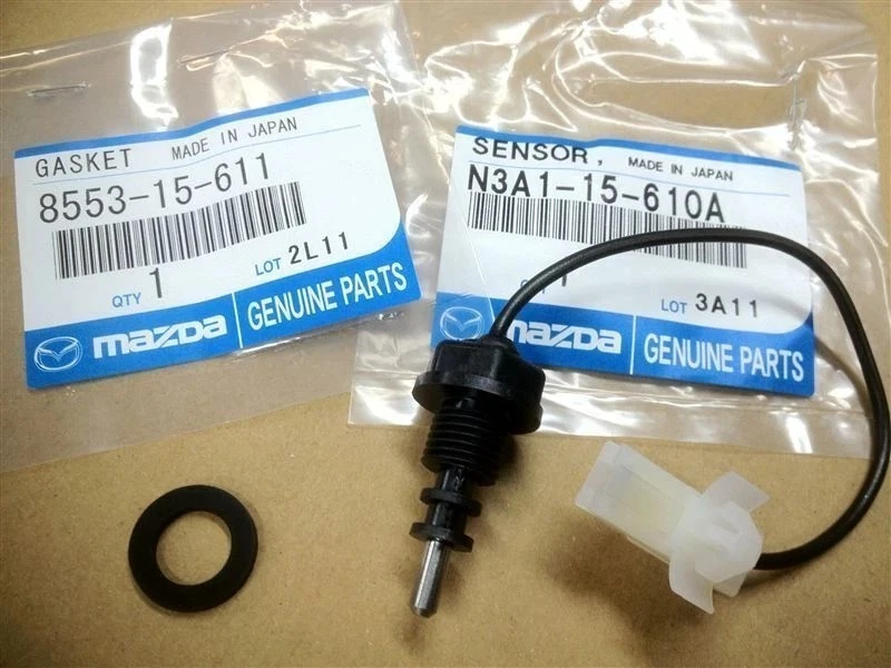 MAZDA RX-7 RX7 FD3S Genuine OEM Engine Water Coolant Level Sensor & Gasket Set - Imagem 1 de 1