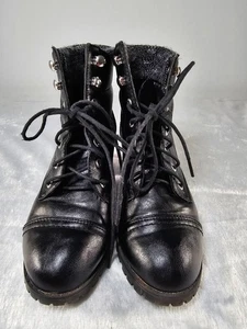 Botines de bambú para atar - negros - talla 8 - Imagen 1 de 6