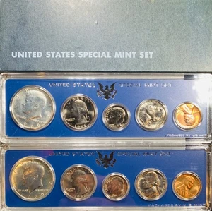 (Q.2) 1966 United States Special Mint Set - Sons of Texas Coins - Picture 1 of 2