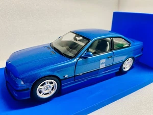 1/18 UT Models BMW e36 M3 Coupe 1996 Rare Blue Paint Defect - Picture 1 of 11