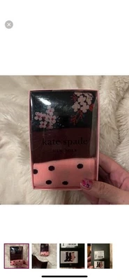 Calcetines Kate Spade 3 pares. Talla Única Crew Nuevo en Caja Floral Lunares Foto 1 de 4