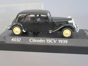 D154 Solido Età Dell'Oro 4032 Citroën 15cv Traction Avant 1939 Nero 1:43 Scatola - Foto 1 di 14