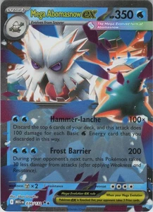 Mega Abomasnow ex Double Rare ME01: Mega Evolution 036/132 NM - Bild 1 von 2