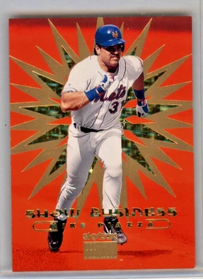 1999 Skybox Premium Show Business Mike Piazza # 11 NEW YORK METS - Image 1 of 2