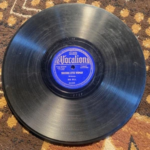 RARE VG PRE-WAR BLUES 78 Big Bill Broonzy Truckin Little Woman VOCALION 04205 - Foto 1 di 2