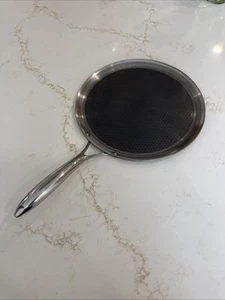 HexClad Hybrid Nonstick Round Flat Large 12”Griddle Frying Pan Cooking Skillet - Imagen 1 de 24