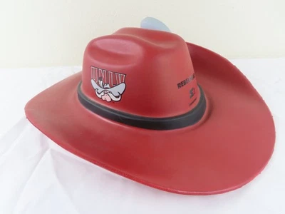 Vintage UNLV Running Rebels Starter Foamhead Cowboy Hat NCAA Football Red 90s - Image 1 of 4