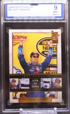 Jeff Gordon #51 2004 Press Pass VIP Hendrick Motorsports ISA 9 como nuevo Foto 1 de 2