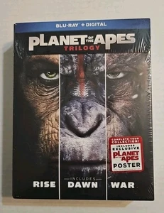 Planet of the Apes Trilogy (Blu-ray& Digital) New In Shrinkwrap  - Imagen 1 de 6