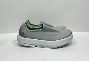 Oofos Oomg Eezee Shoes Grey Low Top Slip On Sneakers Women’s Size 8.5 - Picture 1 of 8