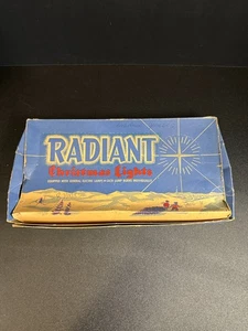 Vintage Radiant No.201 Weihnachtsbeleuchtung GE Mazda Birnen mit Box - 1 Birne Out - Bild 1 von 9