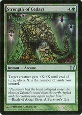 MTG - COK - Strength of Cedars - Foil - NM