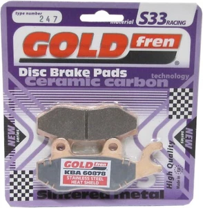 Goldfren S33 Brake Pads Rear For Triumph Daytona 955i 2005-2006 - Picture 1 of 2