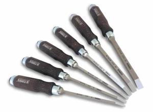 Narex 6 Piece Mortise Chisel Set (4, 5, 6, 8, 10, 12mm) - Picture 1 of 1
