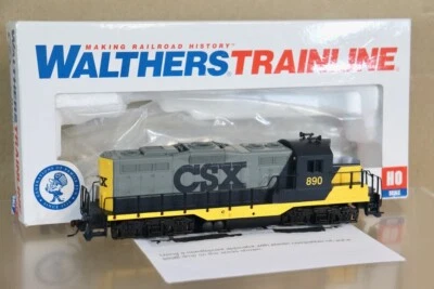 WALTHERS 931-105 CSX CLASS GP9M DIESEL LOCOMOTIVE 2890 MINT BOXED oe - Image 1 of 4